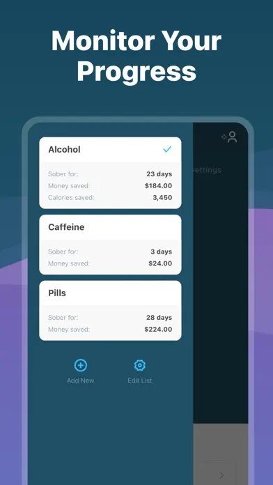 I Am Sober App Store screenshot 3