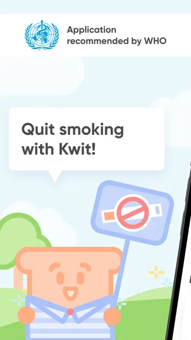 Quit smoking for good - Kwit App Store screenshot 1