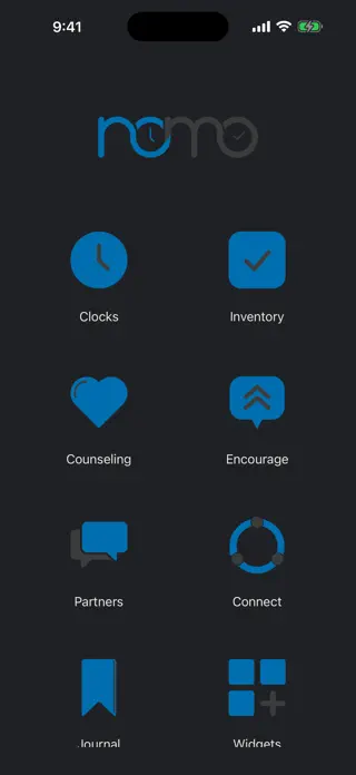 Nomo -  Sobriety Clocks App Store screenshot 1