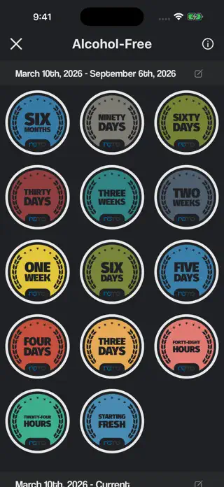Nomo -  Sobriety Clocks App Store screenshot 3