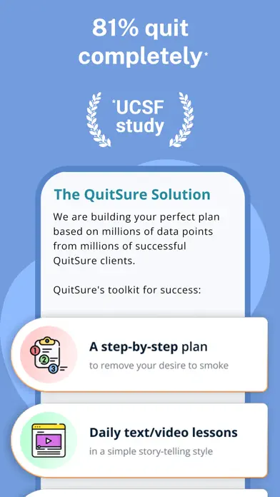 QuitSure Quit Smoking & Vaping App Store screenshot 3