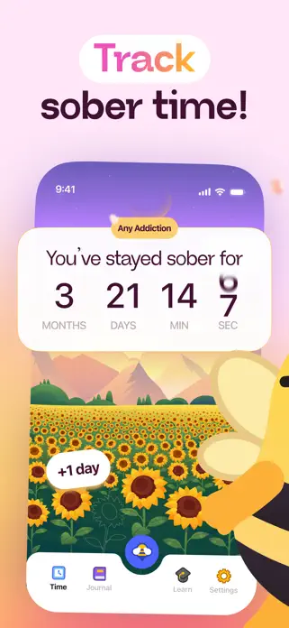 Sunflower - Quit Any Addiction App Store screenshot 1